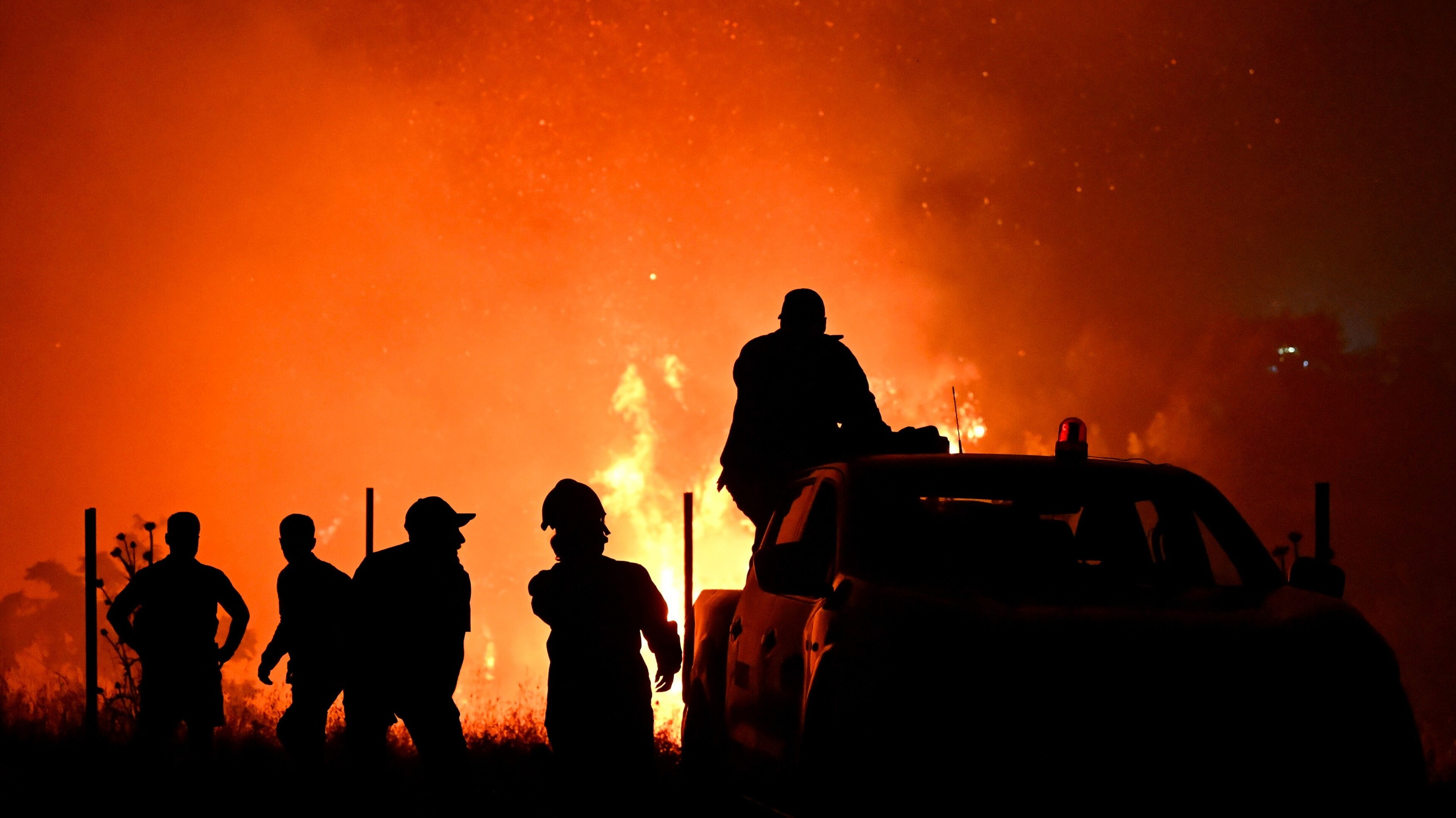 Hundreds of firefighters deployed to battle wildfires in Portugal and Greece
